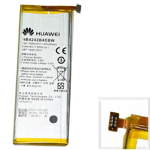 Аккумулятор совместим с Huawei/Honor HB4242B4EBW (Honor 6/Honor 4X/Honor 7i) High Quality/MT - /ТЕХ.УПАК/