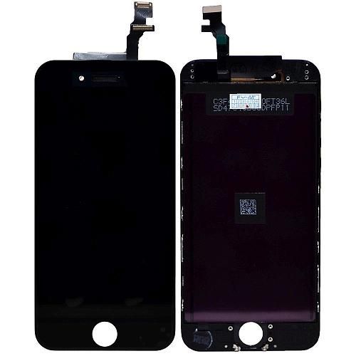 Дисплей совместим с iPhone 6 + тачскрин + рамка черный Xiongmao AA