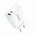 СЗУ  USB(1), USB-C(1), 3A, 65W, QC3.0 PD  REMAX RP-U125 бел.