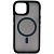 Чехол - накладка совместим с iPhone 15 (6.1") "Mystery" с Magsafe пластик+силикон зеленый