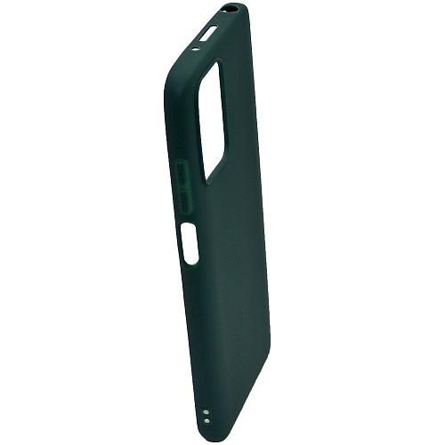 Чехол - накладка совместим с Xiaomi Redmi 10 YOLKKI Alma силикон матовый темно-зеленый (1мм)