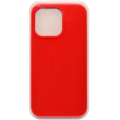 Чехол - накладка совместим с iPhone 13 Pro (6.1") "Soft Touch" оранжевый 13 /с логотипом/