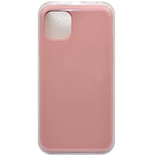 Чехол - накладка совместим с iPhone 11 (6.1") "Soft Touch" пыльно-розовый 12 /с логотипом/