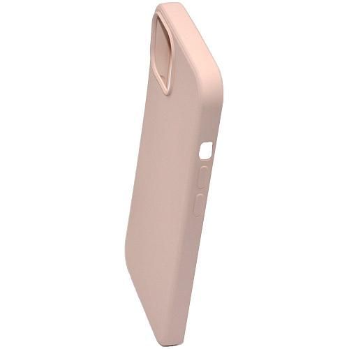 Чехол - накладка совместим с iPhone 13 (6.1") YOLKKI Rivoli силикон светло-розовый 