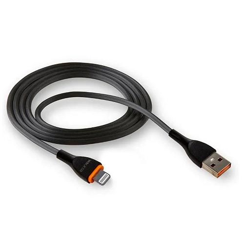 Кабель USB - Lightning 8-pin WALKER C565 черный (1м)