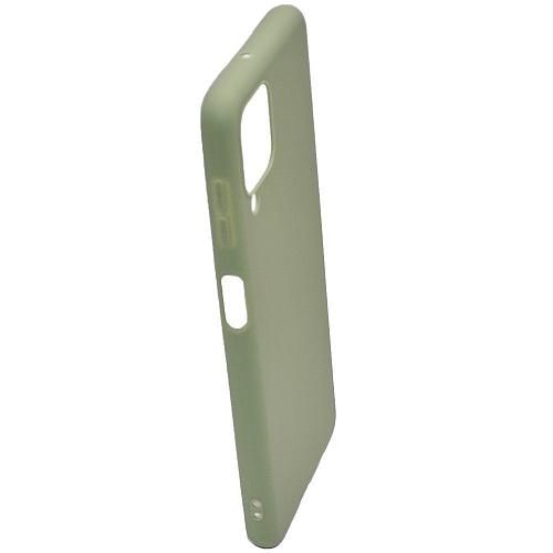 Чехол - накладка совместим с Samsung SM-A225F / SM-M325F / Galaxy A22 / M22 RU / M32 YOLKKI Alma cиликон матовый зеленый (1мм)