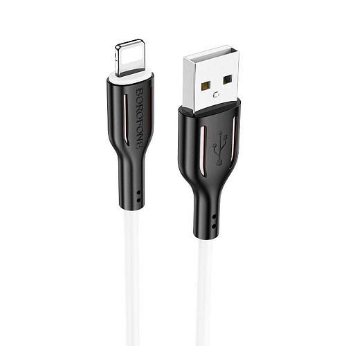 Кабель USB - Lightning 8-pin BOROFONE BX63 белый (1м)