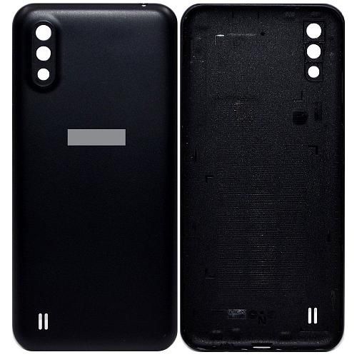 Задняя крышка совместим с Samsung SM-A015F/Galaxy A01 черный orig Factory 
