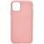 Чехол - накладка совместим с iPhone 11 (6.1") YOLKKI Alma силикон матовый светло-розовый (1мм)