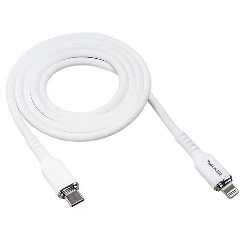 Кабель USB TYPE-C - Lightning 8-pin WALKER C795 35W белый (1м)