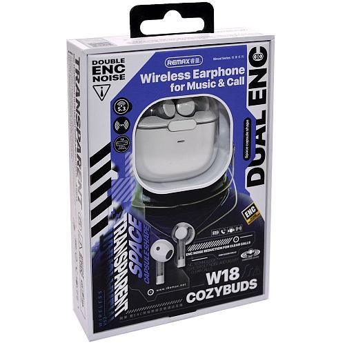 Наушники вставные Bluetooth REMAX TWS-W18 белый