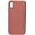 Крышка Soft Touch iPh Xs Max персик