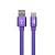 Кабель USB - TYPE-C YOLKKI Trend 01 фиолетовый (1м)
