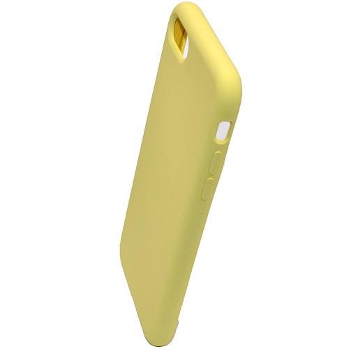 Чехол - накладка совместим с iPhone 7/8 "Soft Touch" светло-желтый /без лого/