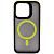 Чехол - накладка совместим с iPhone 13 Pro (6.1") "Mystery" с Magsafe пластик+силикон желтый