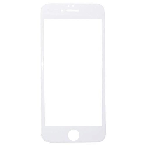 Защитное стекло совместим с iPhone 7/8 YOLKKI Progress 2,5D с рамкой белое /ЁЛКИ/тех.пак.
