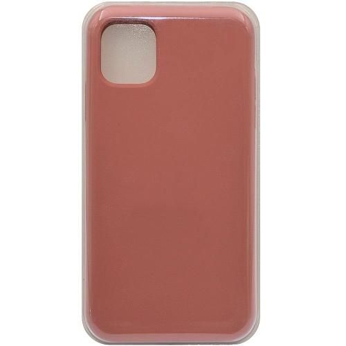 Чехол - накладка совместим с iPhone 11 (6.1") "Soft Touch" светло-персиковый 27 /с логотипом/