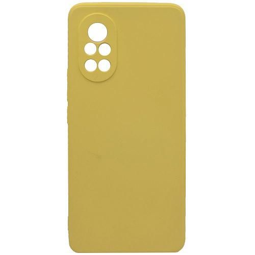 Чехол - накладка совместим с Huawei Nova 8 YOLKKI Rivoli силикон желтый