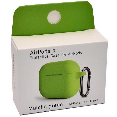 Чехол для AirP 3 силикон с карабином зеленый