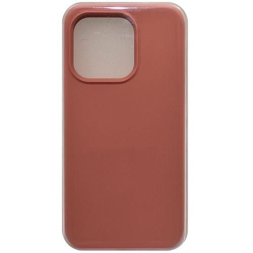 Чехол - накладка совместим с iPhone 14 Pro "Soft Touch" светло-персиковый 27 /с логотипом/