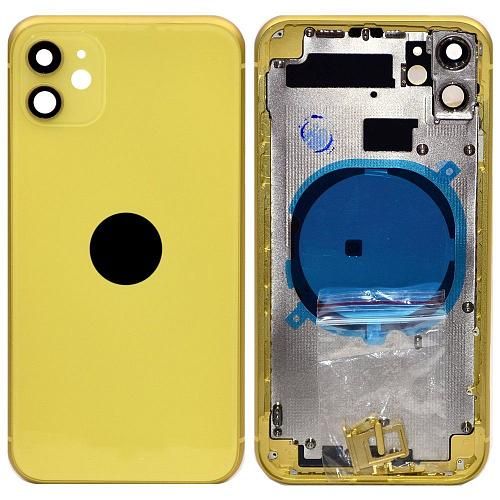 Задняя крышка совместим с iPhone 11 High Quality желтый AA