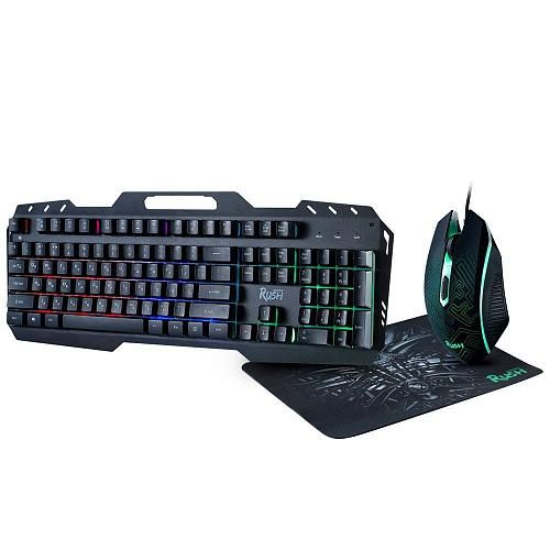 Набор проводной игровой SMARTBUY Rush Citadel (клавиатура + мышь + коврик) черный