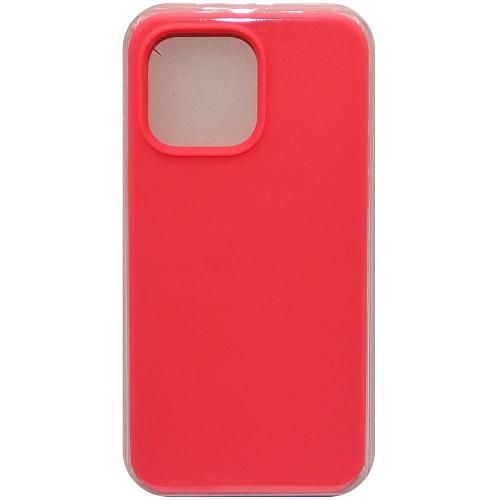 Чехол - накладка совместим с iPhone 14 Pro "Soft Touch" бледно-розовый 19 /с логотипом/