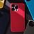Чехол - накладка совместим с Samsung Galaxy A13 4G YOLKKI Alma cиликон матовый красный (1мм)