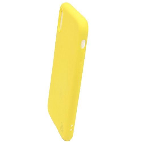 Чехол - накладка совместим с iPhone Xs Max YOLKKI Rivoli силикон желтый