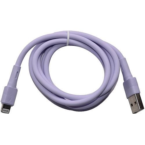Кабель USB - Lightning 8-pin REMAX Leya RC-C093i фиолетовый (1м) /2,4A/