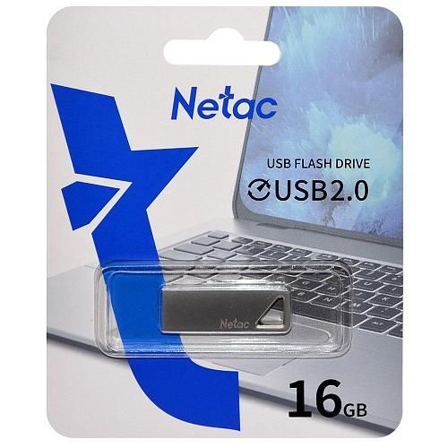 16GB USB 2.0 Flash Drive NETAC U326 серебро (NT03U326N-016G-20PN)