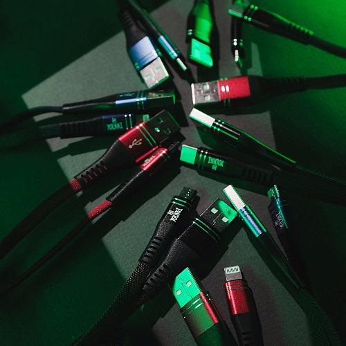 Кабель USB - Lightning 8-pin YOLKKI Pro 06 красный (1м) /max 2,1A/
