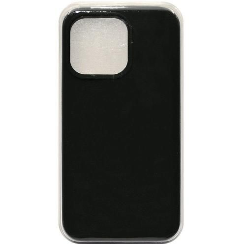 Чехол - накладка совместим с iPhone 13 Pro (6.1") "Soft Touch" черный /с логотипом/