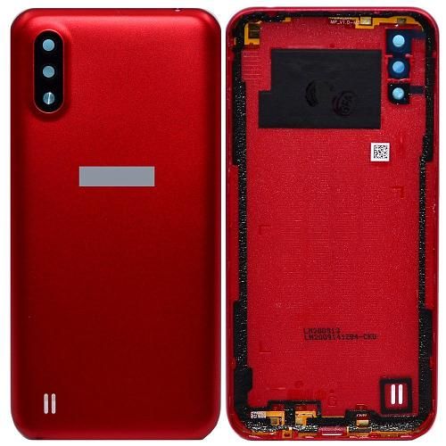 Задняя крышка совместим с Samsung SM-A015F/Galaxy A01 красный orig Factory 