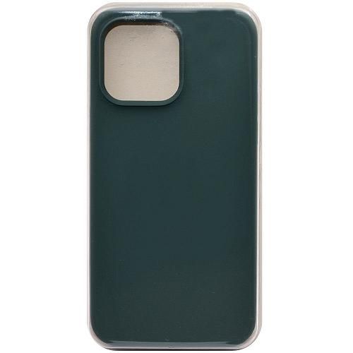 Чехол - накладка совместим с iPhone 13 Pro Max (6.7") "Soft Touch" сине-зеленый 60 /с логотипом/