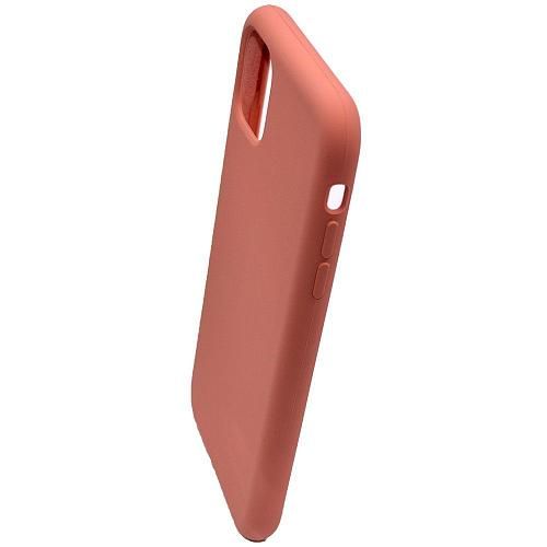 Чехол - накладка совместим с iPhone 11 Pro Max (6.5") "Soft Touch" персиковый /без лого/