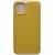 Чехол - накладка совместим с iPhone 15 Plus "Soft Touch" горчичный 4 /с логотипом/