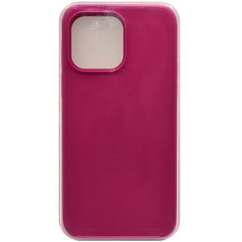 Чехол - накладка совместим с iPhone 14 Pro Max "Soft Touch" темно-лиловый 54 /с логотипом/