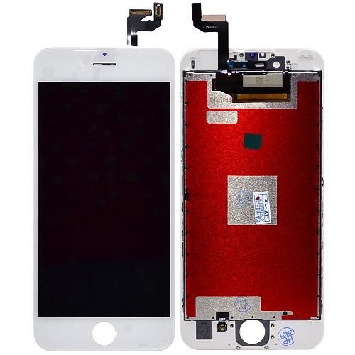 Дисплей совместим с iPhone 6S + тачскрин + рамка белый Xiongmao