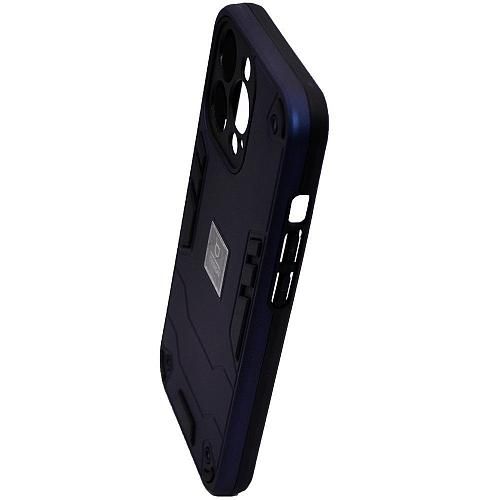 Чехол - накладка совместим с iPhone 13 Pro (6.1") "Shape" синий