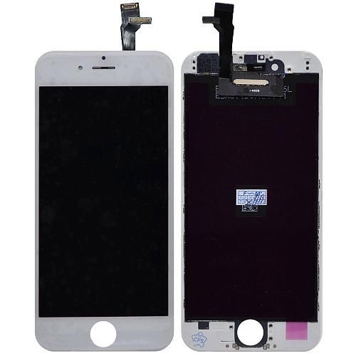 Дисплей совместим с iPhone 6 + тачскрин + рамка белый Shenchao AA