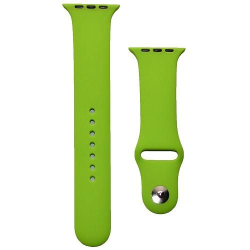 Ремешок совместим с Apple Watch (42/44/45/49 мм) силикон SM зеленый