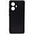 Чехол - накладка совместим с Realme 10 Pro Plus 5G силикон матовый черный (1,2мм)