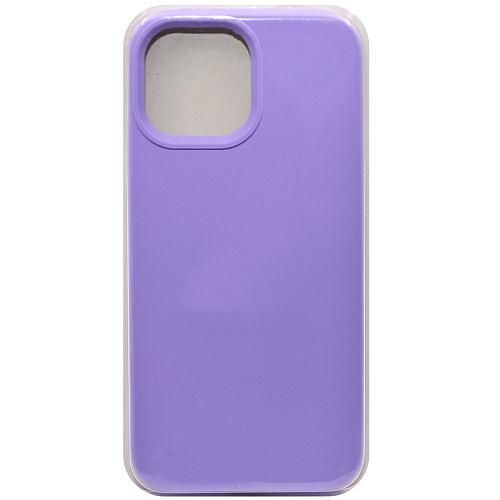 Чехол - накладка совместим с iPhone 15 Pro Max "Soft Touch" сиреневый 42 /с логотипом/повр.уп./