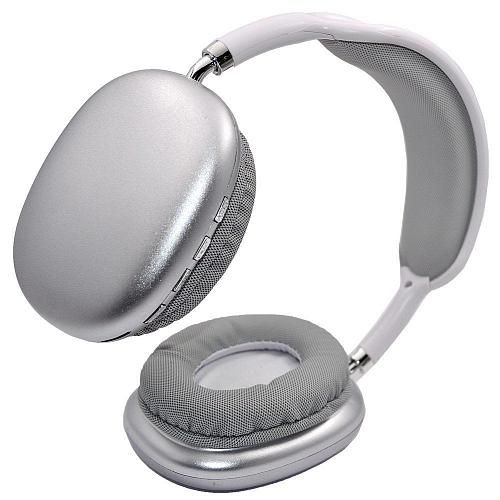 Наушники накладные Bluetooth P9 Pro Max серебро/повреждена упаковка/