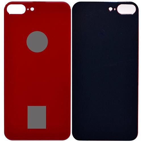 Стекло задней крышки совместим с iPhone 8 Plus orig Factory красный /увеличенный вырез камеры/