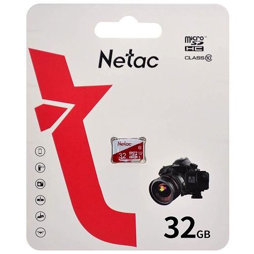 32GB NETAC P500 Eco MicroSD class 10 без адаптера