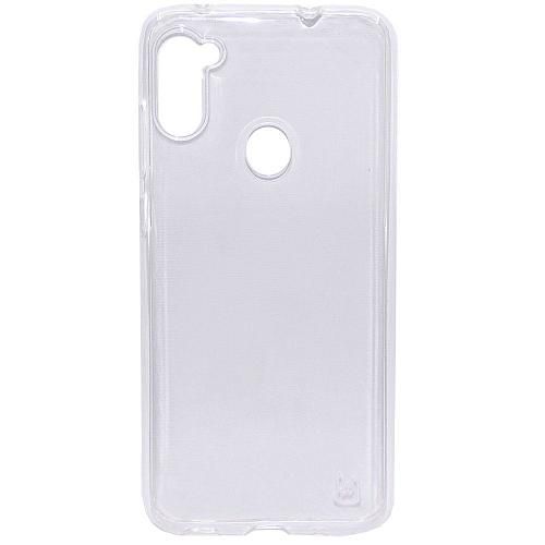 Чехол - накладка совместим с Samsung SM-A115F/SM-M115F/Galaxy A11/M11 YOLKKI Alma cиликон прозрачный (1мм)