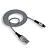 Кабель USB - Lightning  3.1A, магнитный, 1m  WALKER C775 серый