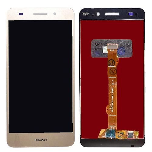 Дисплей совместим с Huawei Y6 II (5,5")/Honor 5A Play + тачскрин золото (матрица orig)